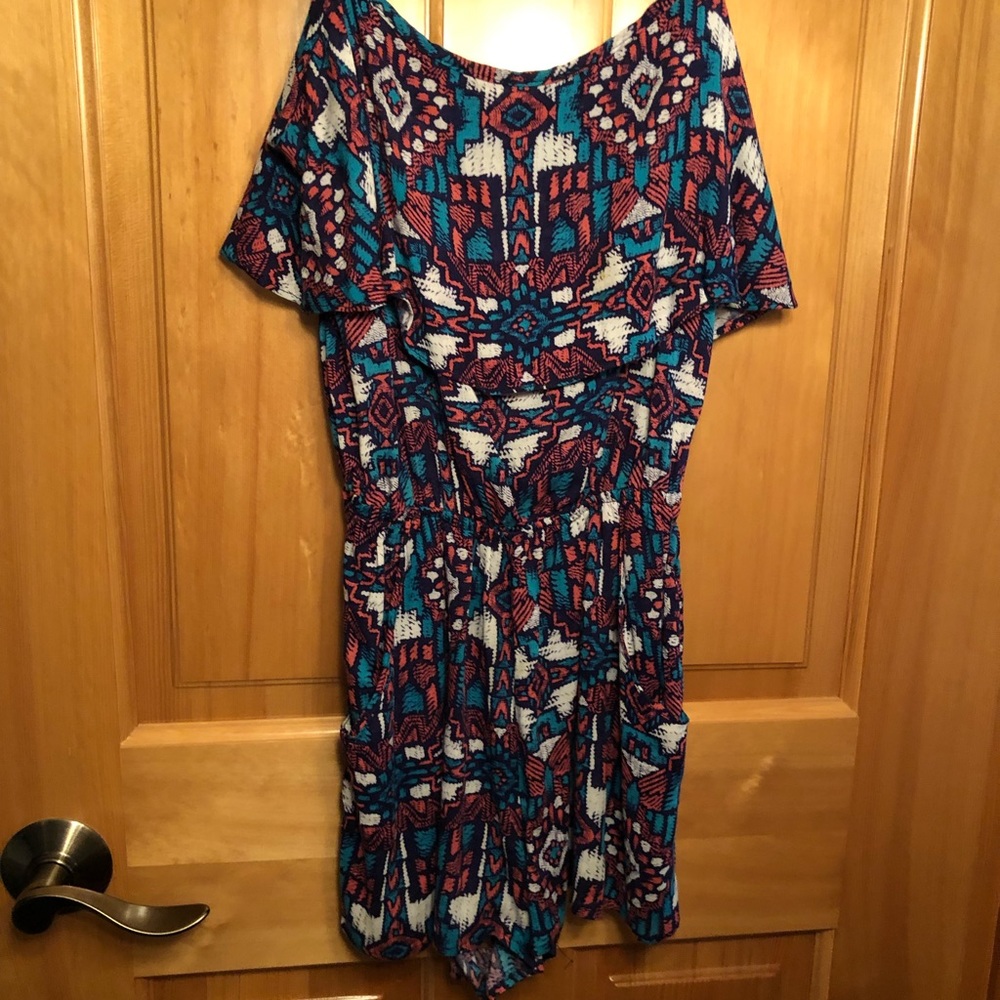 Spaghetti strap romper